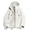 Chaqueta Exterior Rígida para Hombre y Mujer, Capa Interior de Plumas 3 en 1, Cortavientos e Impermeable, Chaqueta de Plumas Desmontable para Senderismo