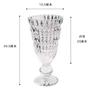 Estilo Europeu Criativo Entrada Luxo Vento Romano Lâmpada Vaso de Vidro Alto Perna Transparente Arranjo de Flores Quarto Pequeno Castiçal Ins Pousada