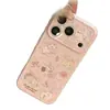 Funda Suave y Linda de Gato Perezoso para Teléfono Adecuada para Apple 17, iPhone 16 Pro Max con Diseño de Corazón Lateral, Ventana Grande para iPhone 15, 14