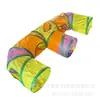 Producto de venta caliente transfronterizo: Túnel para gatos con agujeros de perforación, pasaje laberíntico, juguete para combatir el aburrimiento de los gatos, tienda de campaña para mascotas en forma de E