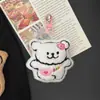 Chaveiro de Pelúcia Linha Cachorro Chaveiro de Boneca Desenho Animado Fofo Melhor Amigo Casal Pingente de Mochila Escolar
