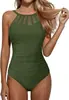 Maiô Peça Única 2026 Estilo Europeu e Americano Multicor Justo Feminino Roupa de Banho de Peça Única para Fontes Termais Praia Piscina Costas Nuas