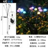Luces Solares para Jardín, Luces de Exterior, Luces de Luciérnaga Alimentadas por Viento, Luces para Césped, Luces de Jardín, Luces de Suelo, Luces con Sensor, Luces de Montaje en Suelo