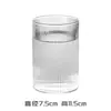 Estilo Alto Japonés Lujo Ligero Minimalista Rayas Verticales Café Latte Whiskey Vidrio Resistente al Calor Taza de Agua Resistente a Altas Temperaturas