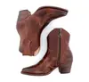 Novas Botas Femininas Europeias e Americanas Outono e Inverno Botas Romanas Retrô Botas Curtas Martin Botas de Salto Grosso Botas de Comércio Exterior Amazon wish Novo