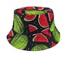 Sombrero de Pescador Estampado Transfronterizo, Reversible, Unisex, Sombrero Versátil con Protección Solar para Actividades al Aire Libre, Sombrero de Cubo Retro con Graffiti
