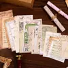Papel de Material Retro Nostálgico para la Vida Decoración de Fondo Base Estudiante DIY Notas Adhesivas Diario Material Guka Pegatinas