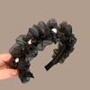 Diadema de Aro de Pelo Retorcido con Borde Ancho en la Parte Superior del Cráneo para Mujer Estilo Coreano Retro Celebridad de Internet Aro para Lavarse la Cara y Presionar el Cabello 2023 Nuevo