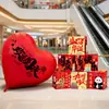 Globos con forma de corazón para el Festival de Medio Otoño, decoraciones de exhibición en tablero KT para el Día Nacional, ambientación de centros comerciales, accesorios para cabina de fotos, decoraciones