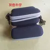 Al por mayor del fabricante Estilo Gancho Cremallera Portátil Estuche para Gafas Mezclilla Eva Estuche con Cremallera para Gafas de Prescripción/Gafas Ópticas
