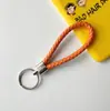 Chaveiro de corda de couro trançado com detalhes chaveiro de casal chaveiro de carro pequeno presente chaveiro colorido atacado