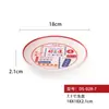Mesa Tendencia Nacional Melamina Platos Tazones Comerciales para Fideos Olla Caliente Platos Especiales Buena Suerte y Prosperidad Estilo Hong Kong Tazones de Arroz Tazones de Arroz con Patas de Cerdo
