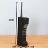 Cámara de TV Retro Antigua Máquina de Escribir Radio Proyector Teléfono Accesorios de Hierro Modelo Adornos