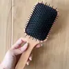 En stock Peine de Haya Peine de Aire Peine Masajeador de Cabello Peine de Madera Sin Estampado Esponjoso Portátil Cabeza Peine de Cápsula de Aire