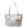 Bolsa de Ombro Elegante de Grande Capacidade para o Trabalho, Estilo Novo Primavera 2026, Bolsa Tote Versátil e na Moda para Usar sob o Braço