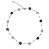 Collar Y2K Japonés y Coreano de Verano Estilo Ins Dulce Sencillo Colorido Flor Cadena de Clavícula en Capas para Mujer