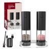 Moedor de carregamento transfronteiriço de fábrica Moedor elétrico de pimenta de sal rosa doméstico pequeno moinho de pimenta automático sem fio