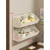 Estante de almacenamiento para pared de dormitorio, no requiere taladro, solución de almacenamiento para mesita de noche, estante de almacenamiento para pared
