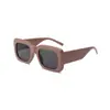 Gafas de Sol Azules Lindas y de Moda para Mujer, Montura Cuadrada Grande, Patillas Anchas, Nuevas Gafas de Sol Dopamina de Alta Gama para la Playa