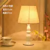 Luminária de mesa de tecido transfronteiriça, luminária de cabeceira de quarto, luminária de mesa de cabeceira retrô nórdica, luz noturna de ambiente de alta qualidade, luminária