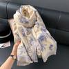Bufanda de Alta Calidad para Mujer Invierno Imitación Cachemir para Suegra Mayor Chal Chal Exterior Bufanda Cálida Nuevo Estilo 2024