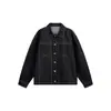 Chaqueta de mezclilla ACE estilo retro americano básico color original para hombres y mujeres, chaqueta de mezclilla holgada y versátil HJ5921