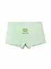 Cueca Boxer Infantil para Meninas com Estampa Fofa de Sapo Algodão de Alta Qualidade Classe A Macia e Confortável