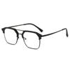 Gafas fotocromáticas populares de doble puente Tecnología moda para hombre Gafas retro personalizadas de ceja para miopía
