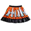 Exportação Transfronteiriça de Roupas Infantis para Festa de Halloween para Meninas, Vestido Princesa com Estampa de Fantasma Branco para Festa 22