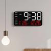 Nuevo reloj electrónico sin bordes, multifunción, colgante, de doble propósito, reloj digital, pantalla, reloj de pared para sala de estar 6617