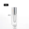 Botella de Perfume de Vidrio 5ml10ml20ml Botellas Pequeñas de Muestra de Perfume Botella de Spray Cosmético Portátil de Viaje Botella Vacía