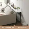 Mesita de noche de dormitorio contra la pared con espacio extremadamente estrecho Mesa larga Rectangular Casa de alquiler Escritorio de computadora simple de varias capas Escritorio