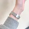 Adecuado para Xiaomi Mi Band 8/9/10Pro, Correa de Reloj Magnética de Malla Espiga de Trigo Espiga de Arenque para Mujer, Correa para Redmi Watch 4/5