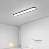 Luz de Techo LED para Balcón con Protección Ocular de Espectro Completo Luz Creativa Escandinava Ultradelgada para Pasillo Largo Luz de Pasillo Moderna Simple
