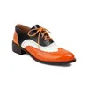 35-48 Comercio Exterior Transfronterizo AliExpress Estación Independiente Color Original Encaje con Cordones Brogue Boca Profunda Zapatos de Mujer H639