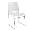 Silla de Oficina, Silla para Computadora de Sala de Conferencias, Silla de Entrenamiento Apilable de Cuatro Patas, Silla para Comedor de Estudiantes, Silla de Recepción, Silla para Negociaciones Comerciales