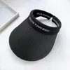 Sombrero de Paja con Parte Superior Abierta Gorra de Pato para Mujer Verano Viajes Exterior Sol Playa Ocio Versátil Sombrero de Protección Solar Venta al por Mayor