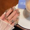 Garras de Gato Lindas ~ Súper Hada Dulce Fresco Mori Cristal Brillante Chica Gato Garra Pulsera Estilo Antiguo Accesorios Hanfu Pulsera