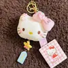 Auténtico Nuevo Colgante Decorativo para Bolso Hello Kitty Adorno para Espejo Retrovisor de Coche Llavero Colgante para Coche Encanto para Bolso