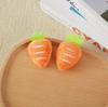 Broche Coelho Cenoura de Pelúcia Fofo Coelho MengMeng Coelho Coelho Branco Acessórios Bolsa Chapéu Roupas Acessórios