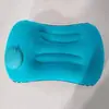 Almohada Inflable para Cuello en Forma de U, Almohada para Siesta, Almohada de Viaje Portátil, Esencial de Viaje Tipo Presión, Terciopelo