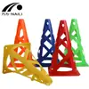 Novo 23cm oco logotipo barril rolo patinando pilha de flores plana 23cm logotipo cone futebol obstáculo à prova de vento