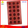 Molde de Chocolate Hecho a Mano Dubi de 18 Piezas con Forma de Flor, Molde de Silicona para Gelatina y Horneado Casero, Molde para Pastel de Mousse