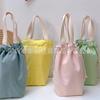 Bolsa de Lona, Bolsa de Lona Portátil para Compras, Bolso de Hombro, Bolsa Promocional, Se Puede Imprimir con Logo, Gran Capacidad, Portátil