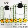Ventas directas de fábrica de nuevo marco de legado corona retrato flor flores pequeñas suministros funerarios al por mayor corona de Qingming