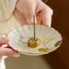 Porta-incienso de Conejo de Luna de Osmanthus Dorado Hecho en Fábrica con Nueve Agujeros, Bandeja para Incienso, Quemador de Incienso para Ceremonia del Té, Soporte para Incienso, Difusor, Porta-incienso