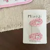 Novo Estilo Xadrez Floral Bolinhas Botão Infantil Pequeno Gota D'água BB Clip Par Grampo de Cabelo Clipe Lateral Clipe para Franja