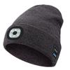 Correr de noche al aire libre pesca nocturna iluminación luminosa linterna frontal LED gorra con música suministro transfronterizo gorra con lámpara y auriculares bluetooth inalámbricos