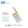 Bateria de Polímero de Lítio Yanjiu Personalizada 101530 3.7V 380mAh para Mouse Sem Fio e Teclado Sem Fio