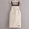 Delantal impermeable correa de arcoíris al hombro antiaceite patrón imprimible se puede limpiar mano cintura ropa de trabajo simple